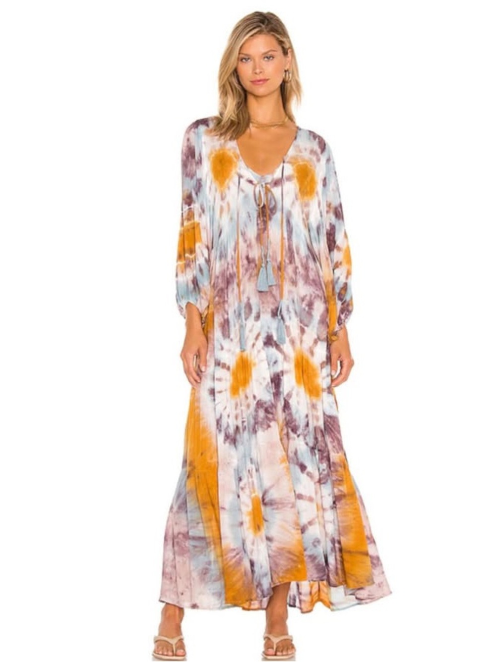 NWT Young Fabulous & Broke Dawn Tie Dye Maxi Dress